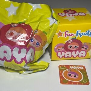 Yaya Fun Fruit Plush Pendant Confirmed ORANGE LIBERTY